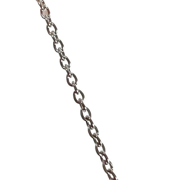 Sterling Silver 925 Black Onyx Cabochon Pendant Necklace Scroll Filigree New - Picture 8 of 13